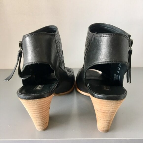 Paul Green Cayanne black leather shooties size 4.5 (7 us) - Picture 5 of 16